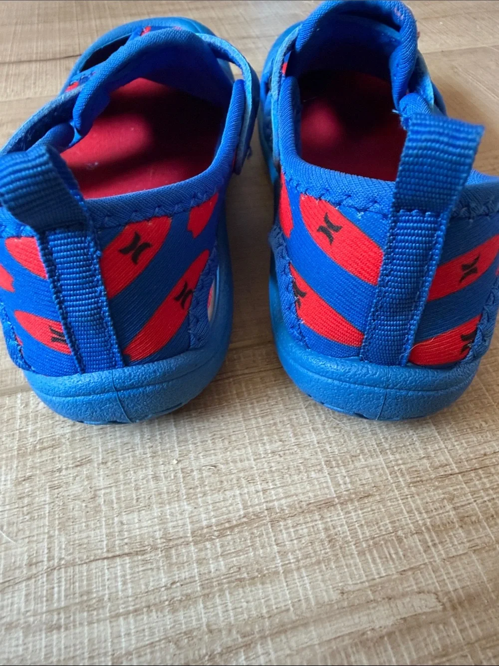 Hurley Blue & Red Kids Water Sandals